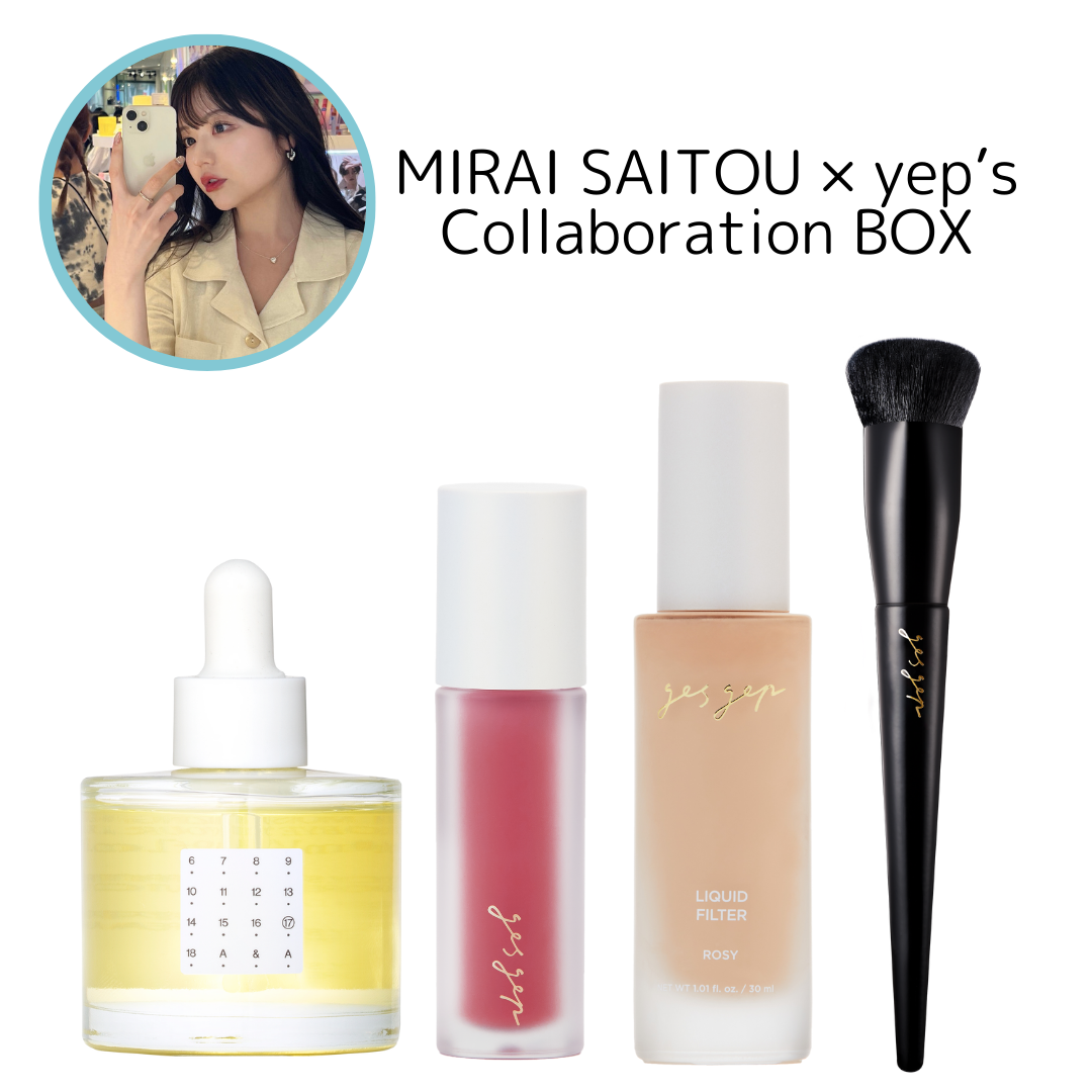 MIRAI SAITOU × yep's Collaboration MAKE UP BOX